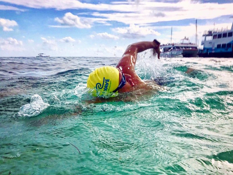 New Wave Swim Cap - Silicone (Yellow)