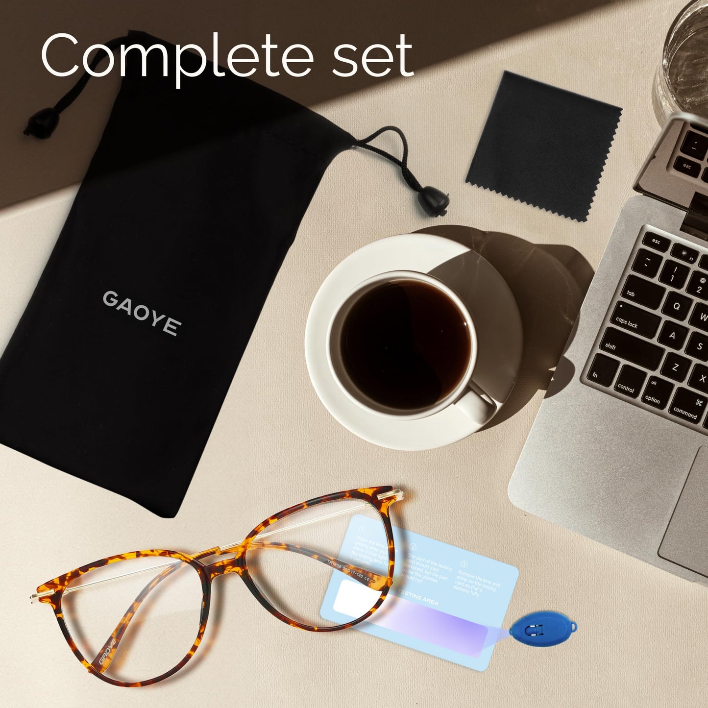 Gaoye Blue Light Blocking Glasses Women/Men, Fashion Round Cateye Frame UV Ray Filter Computer Gaming Glasses