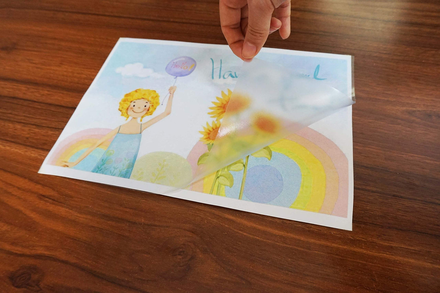 CiCiwind Contact Paper Clear Glossy Self Adhesive Film Covering Removable Protective Film Contact Paper Shelf Drawer Liner Transfer Tape Roll 17.7" x 9.8'