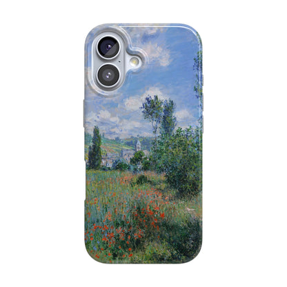Casely iPhone 17 Case | Blue Stripes | Sunday Best | Compatible with MagSafe | Classic Ultra Slim Design