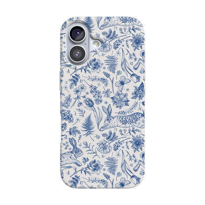 Casely iPhone 17 Case | Blue Stripes | Sunday Best | Compatible with MagSafe | Classic Ultra Slim Design