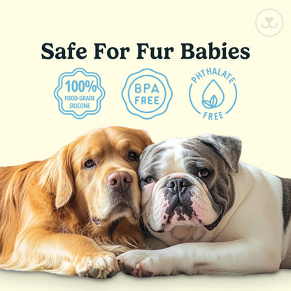 Jasper Dog Toothbrush, 360 Dog Tooth Brushing Kit, Finger Toothbrush, Cat Tooth Brush, Teeth Cleaning, Pet Tooth Brush for Small & Large Pets, Pet Toothpaste Not Included, 2-Pack Blue