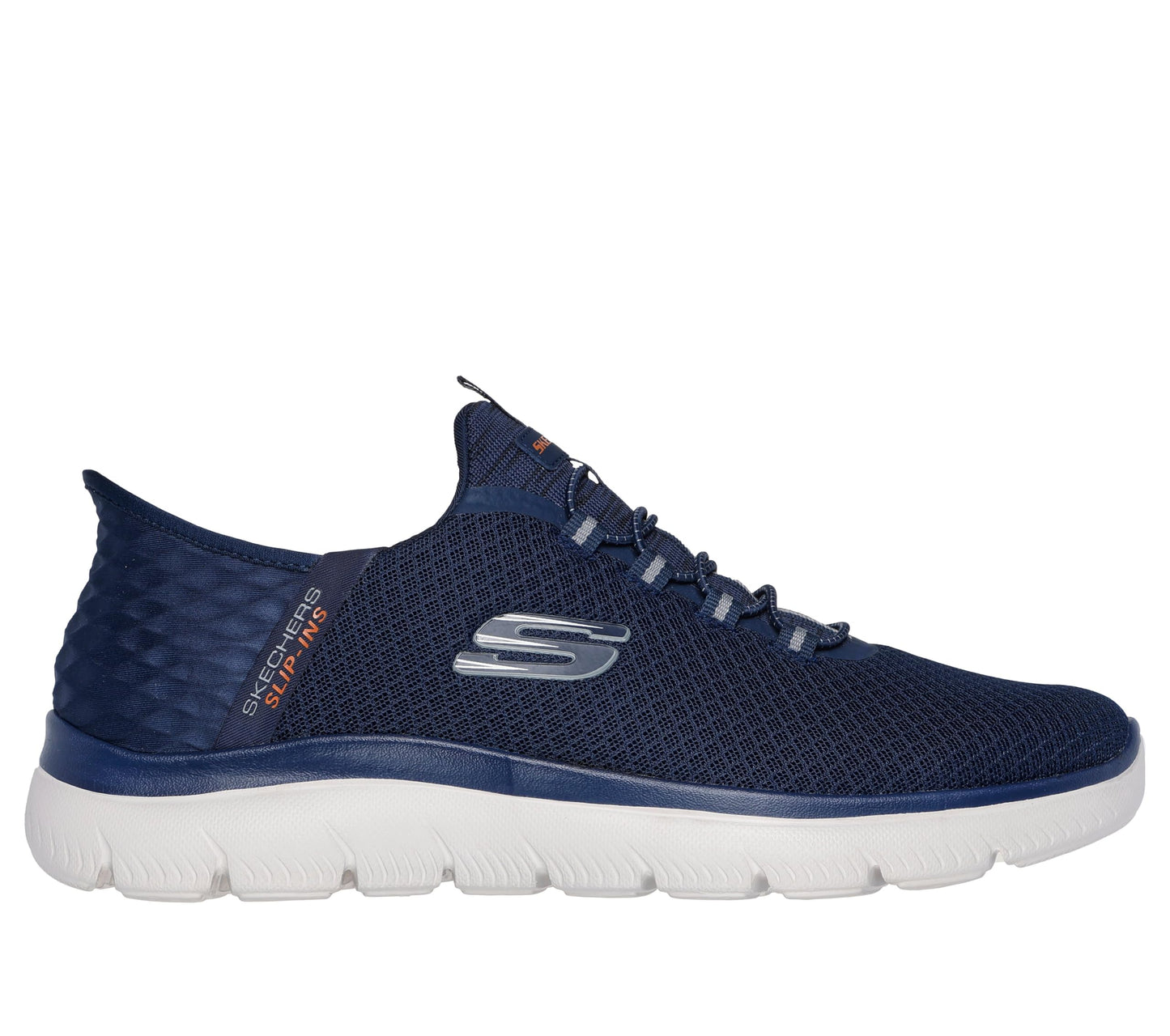 Skechers Men's Summits HIGH Range Sneaker, Navy, 9 UK Wide