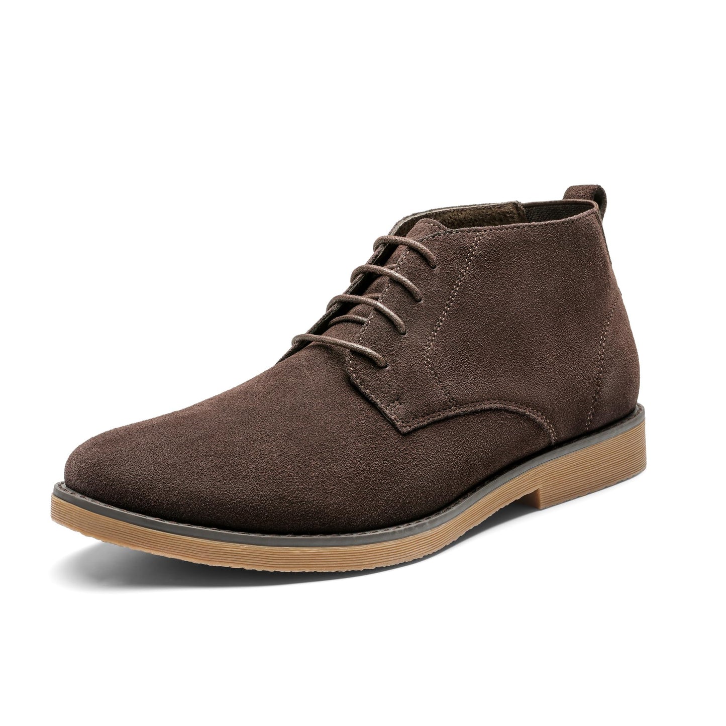 Bruno Marc Men's Chukka Suede Leather Chukka Desert Oxford Ankle Boots,Size 9.5,DARK/BROWN,CHUKKA