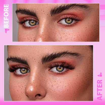 JIMIRE Magnetic Eyelashes Natural Look 2 Pairs Cat Eye Magnetic Lashes with Applicator Reusable Magnetic Eyelashes No Glue Needed Magnetic Lashes without Eyeliner Demi-Wispies Eyelashes Easy to Apply