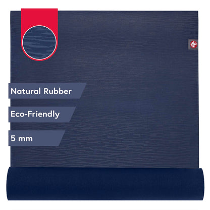 Manduka eKO Yoga Mat - 5mm Natural Rubber | Eco-Friendly | Soft Textured Surface| Natural Next-to-Skin Feel