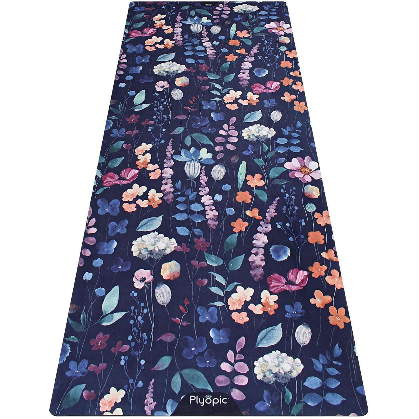 Plyopic. All In One Yoga Mat | Luxury Sweat-Grip Mat/Towel Combo | Ideal for Yoga, Hot Yoga, Bikram, Pilates, Workout & Exercise | Eco-Friendly Natural Rubber