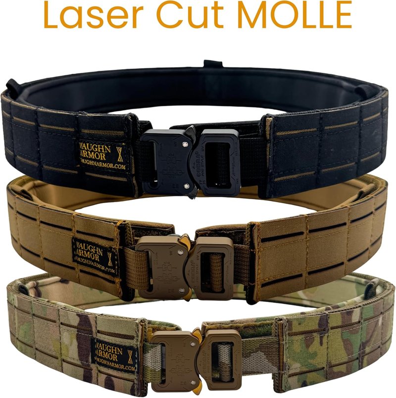 Battle Belt - Tactical Cordura® Nylon with Genuine COBRA® Buckle | Laser Cut Design