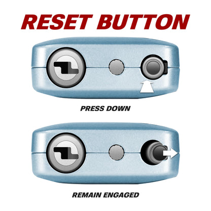 BV TSA Accepted Luggage Travel Lock, Set-Your-Own Combination Lock for School Gym Locker, Luggage Suitcase Baggage Locks, Filing Cabinets, Toolbox, Case (Arctic Blue, 2 Pack)