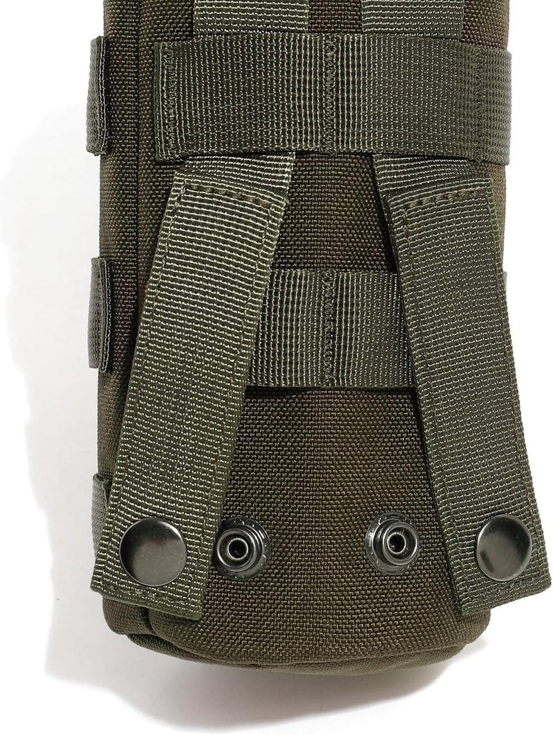 Tactical MOLLE Water Bottle Holder - Durable Nylon Hydration Carrier for Belt, Backpack, Vest | Ideal for Hiking, Camping, Fishing