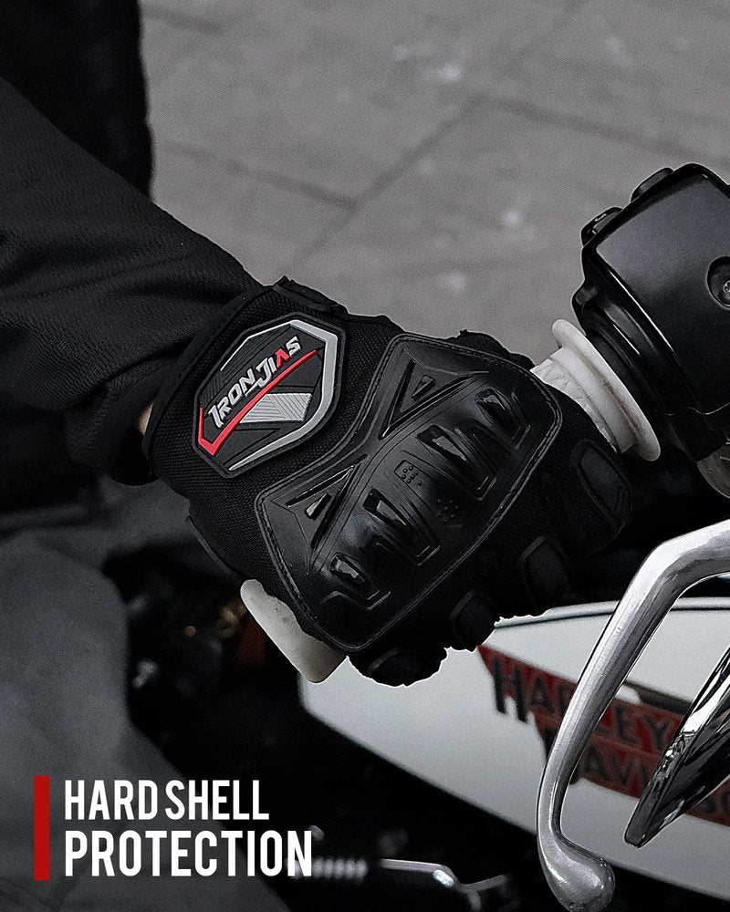 BORLENI Motorcycle Riding Gloves Touch Screen Full Finger Glove Motocross Road Racing Bike Outdoor Sports for Women Men