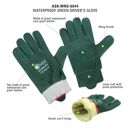 SAFTA Cut Resistant Gloves, Kevlar lining gloves Level 5 Protection, Thorn proof Gardening Gloves, Stab Proof Gloves for Handling Sharp Objects in Butcher | Mechanic | Industrial Work.(One Pair, XL)