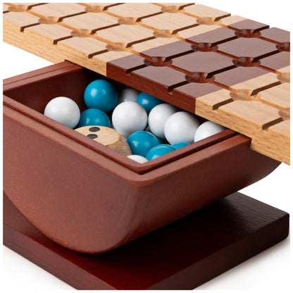 Rock Me Archimedes, Balancing Strategy Puzzle Marbles Family Board Game Retro STEM Learning Educational Toy, for Adults and Kids Ages 8 and up