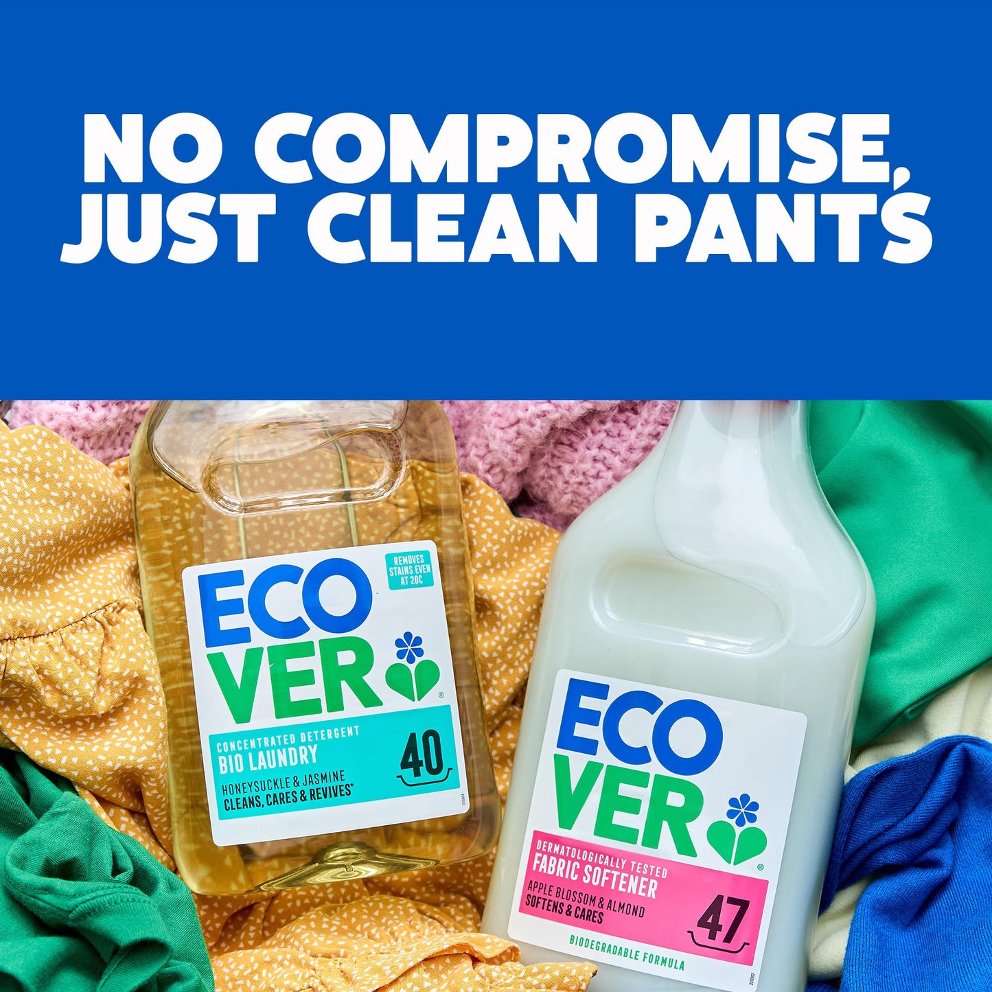 Ecover Non Bio based Laundry Washing Liquid, Lavender & Eucalyptus, 56 Washes, 5L