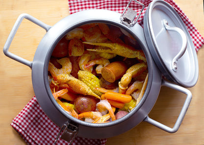 CanCooker Junior - Premium Portable Camping Cookware with Non-Stick Coating | 2 Gallon Outdoor Steam Cooker for Camping, Hunting, Fishing & Backyard BBQ - 2 Pack