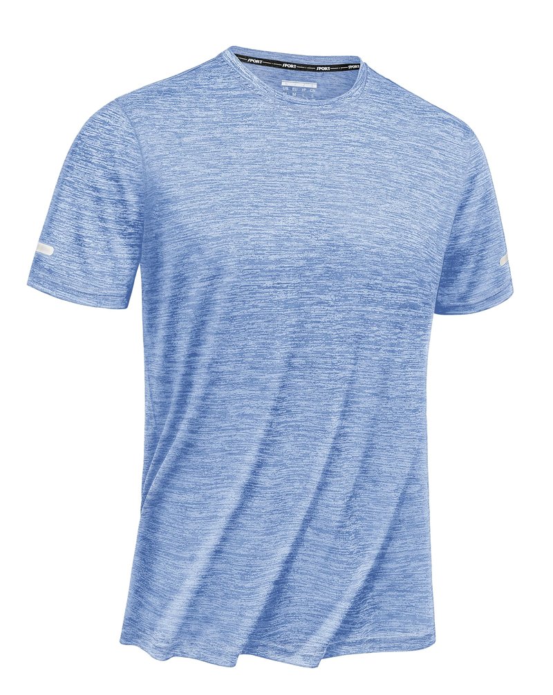 TACVASEN Workout Shirts for Men Short Sleeve Running Gym Athletic Dry Fit Shirts for Men Quick Dry Moisture Wicking Shirts for Men
