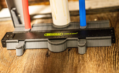 General Tools Contour Gauge 833 - 10" Angle Finder Tool for Home Improvement - Gadgets for Men