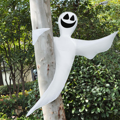 JOYIN Halloween Tree Wrap Ghost Decoration Outdoor, Smiling Hanging Ghost Decorations for Halloween Lawn, Tree Decor, Party Supplies