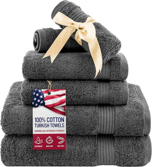 American Veteran Towel, 6 Piece Towel Set