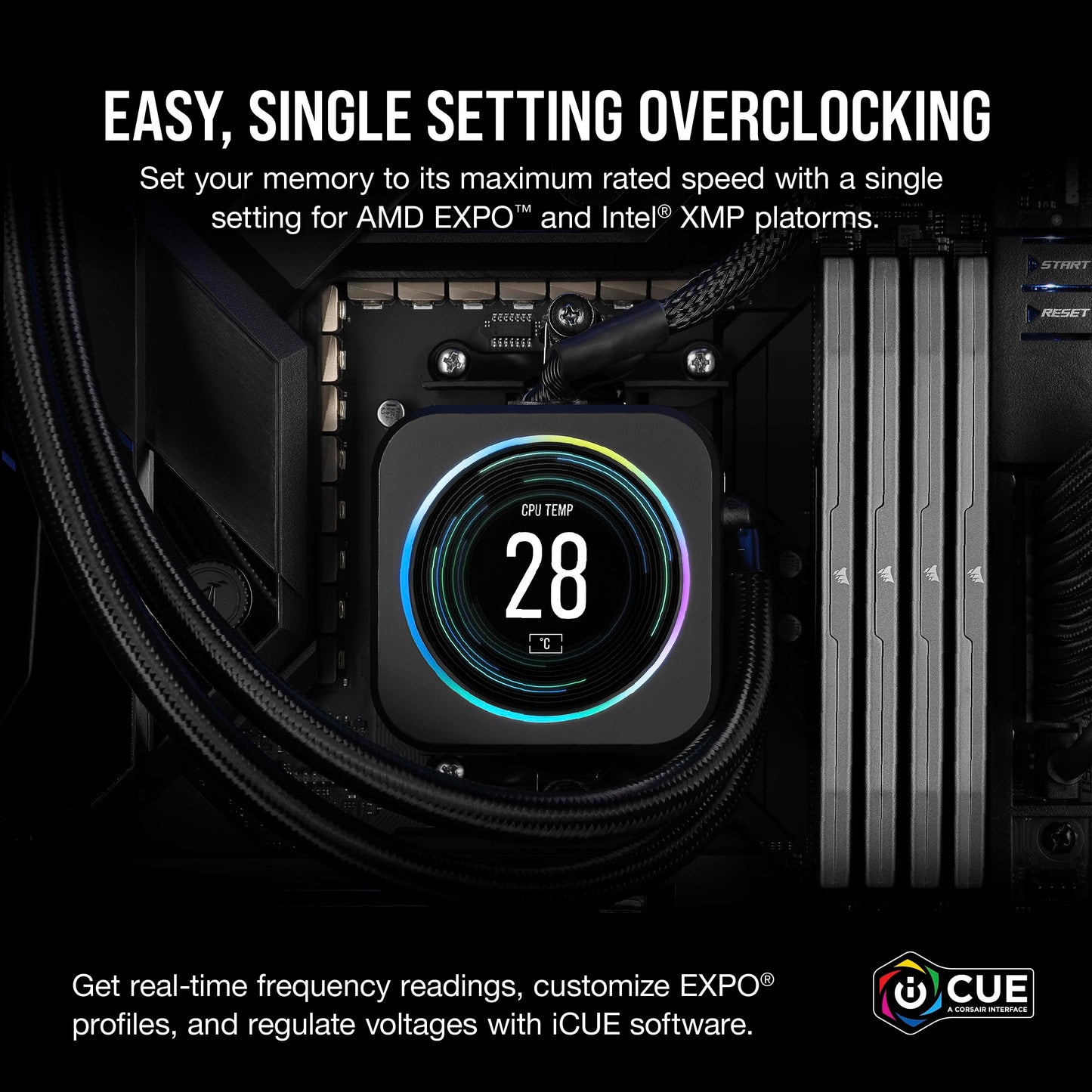 CORSAIR VENGEANCE DDR5 32GB (2x16GB) DDR5 6000MHz CL30 AMD EXPO Intel XMP iCUE Compatible Computer Memory – Grey (CMK32GX5M2B6000Z30)