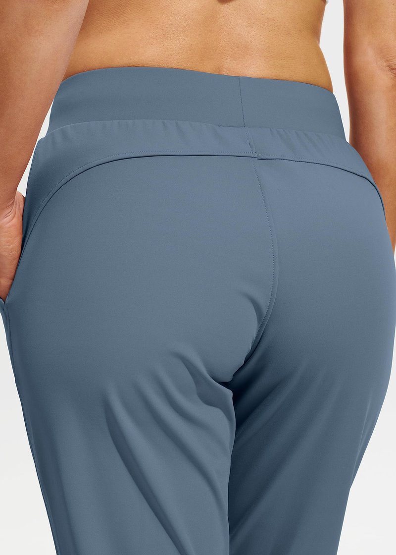Libin Women's Joggers Pants Athletic Dance Sweatpants with Pockets Running Tapered Casual Pants for Workout,Lounge, Slate Blue XS