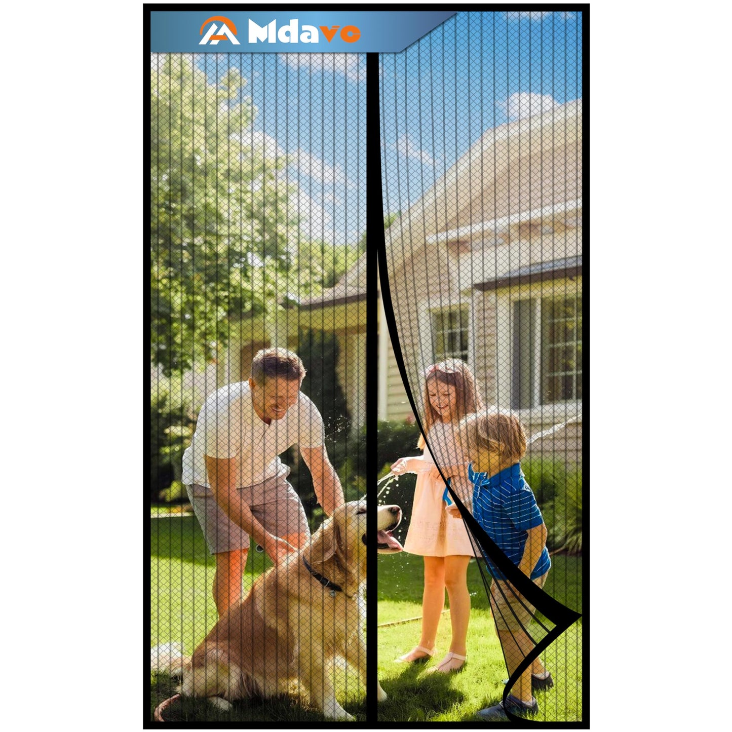 Magnetic Screen Door, Heavy Duty Door Screen Magnetic Closure Keep Bugs Out,Pet & Kid Friendly,Fit Door Size 32" x 82"