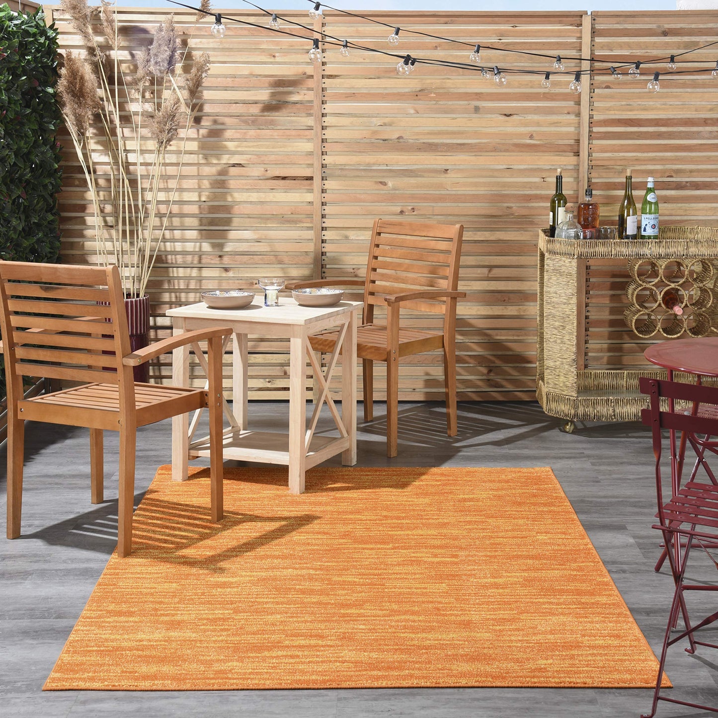 Nourison Home Nourison Essentials Sunburst 5' x 7' Area Rug - Easy Clean, Non Shedding, Bed Room, Living Room, Dining Room, Kitchen (5' x 7')