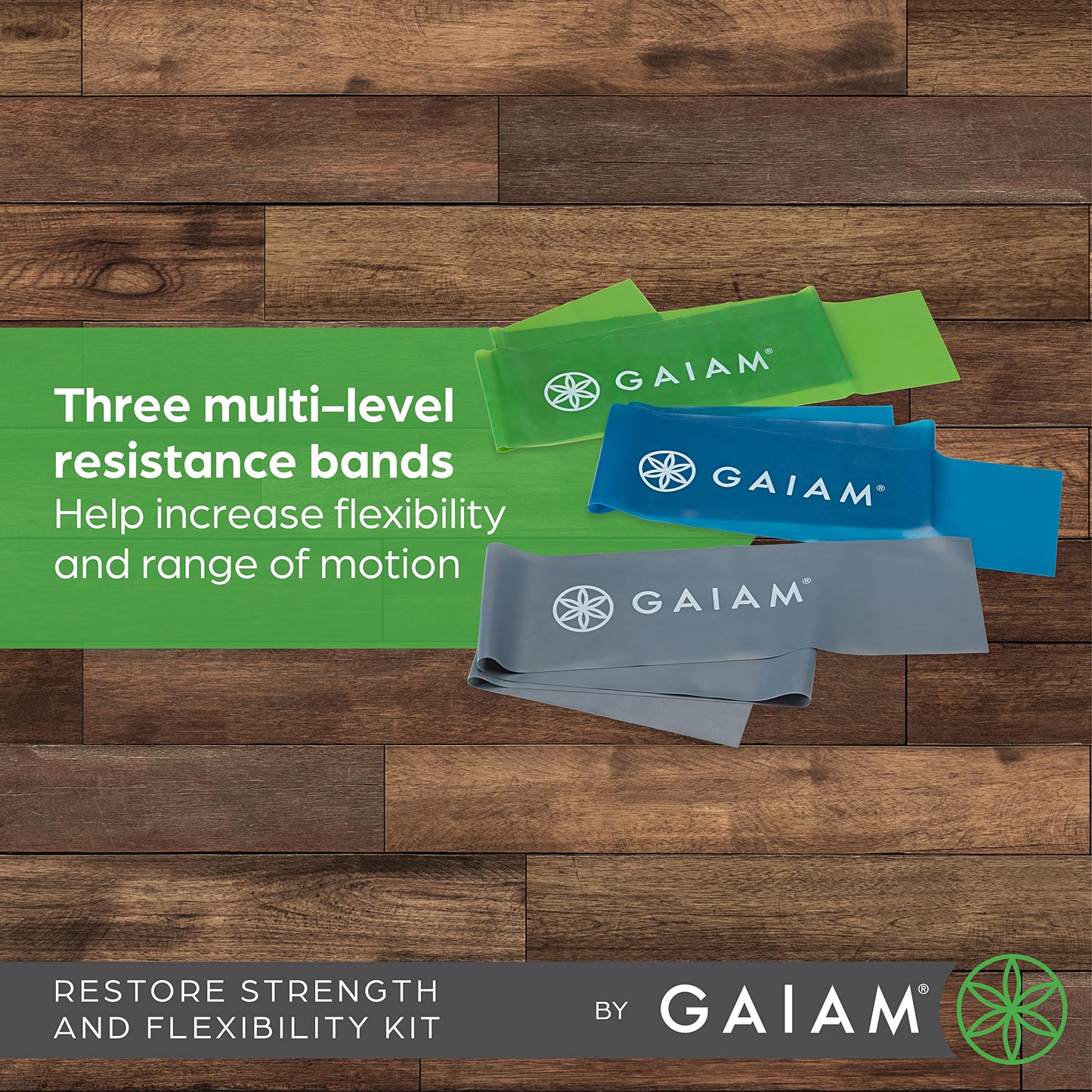 Gaiam Restore Strength and Flexibility Kit - Multi-Colour