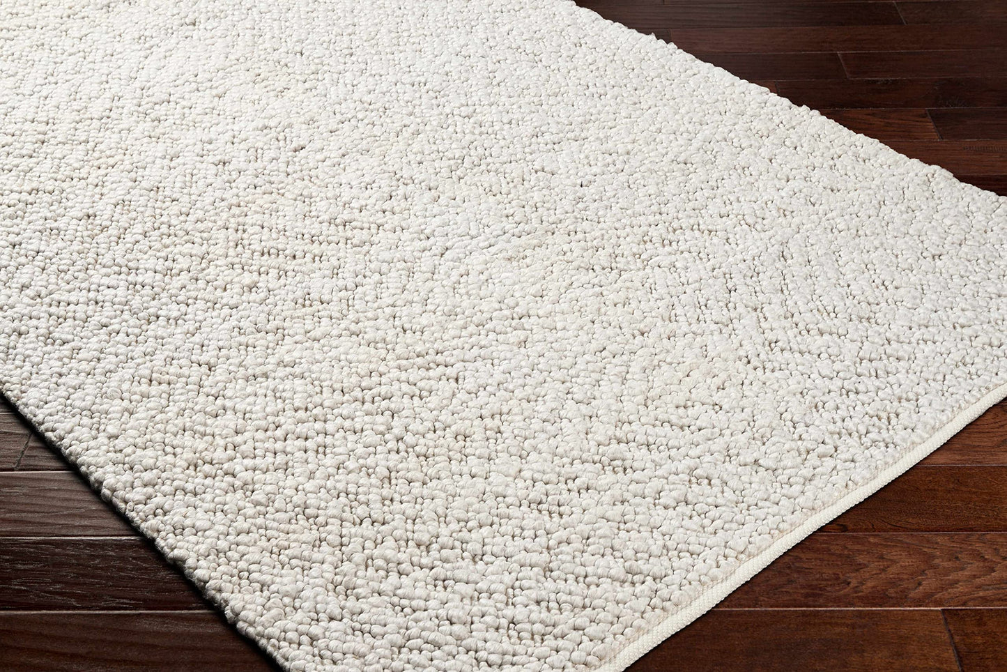 Hauteloom Oved Recycled Material Area Rug - Textured Plain Abstract - Contemporary Modern Minimalist Scandinavian Transitional - Light Gray, Nutmeg, Cloud Gray, Gray, Cream - 2' x 3'