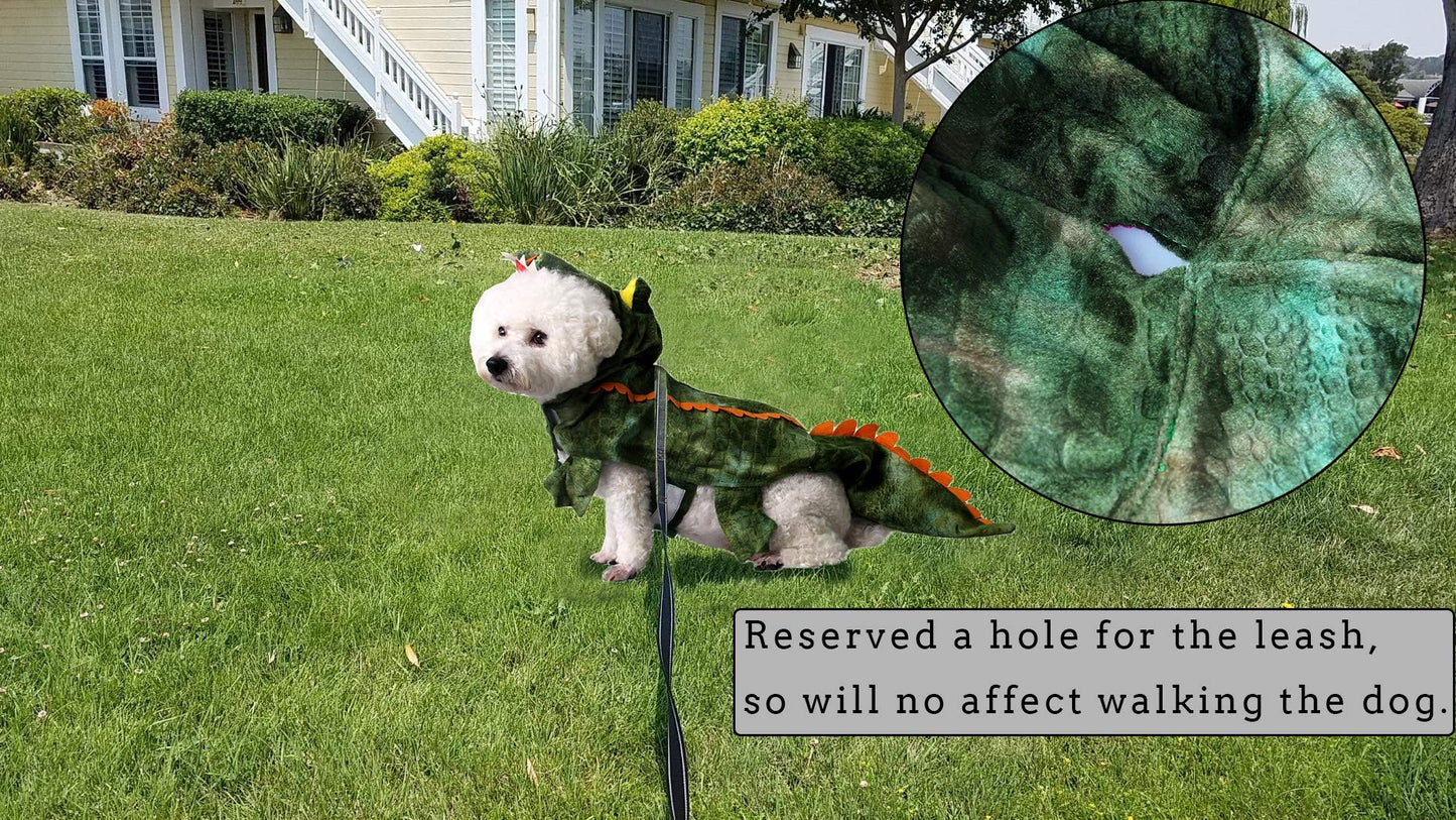 Alligator Dog Costume Dog Halloween Costume, Dogs Crocodile Costumes Hoodie Coats Pets Jumpsuits, Halloween Cosplay Pet Costume for Small Medium Large Dogs Halloween Special Events Photo Props