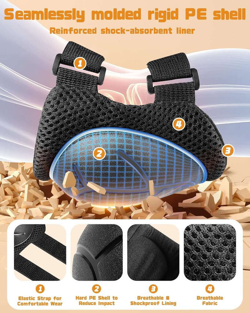 Kids Protective Gear Set - Knee & Elbow Pads with Wrist Guards for Ages 3-8 | Durable 3-in-1 Skating & Cycling Protection, Includes Organizer Bag
