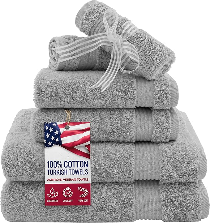 American Veteran Towel, 6 Piece Towel Set