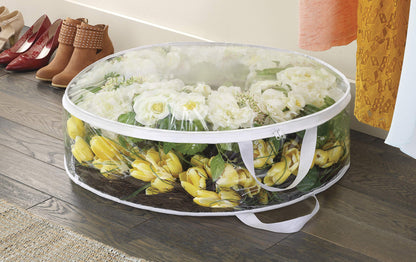 Whitmor Clear Everyday Wreath Bag
