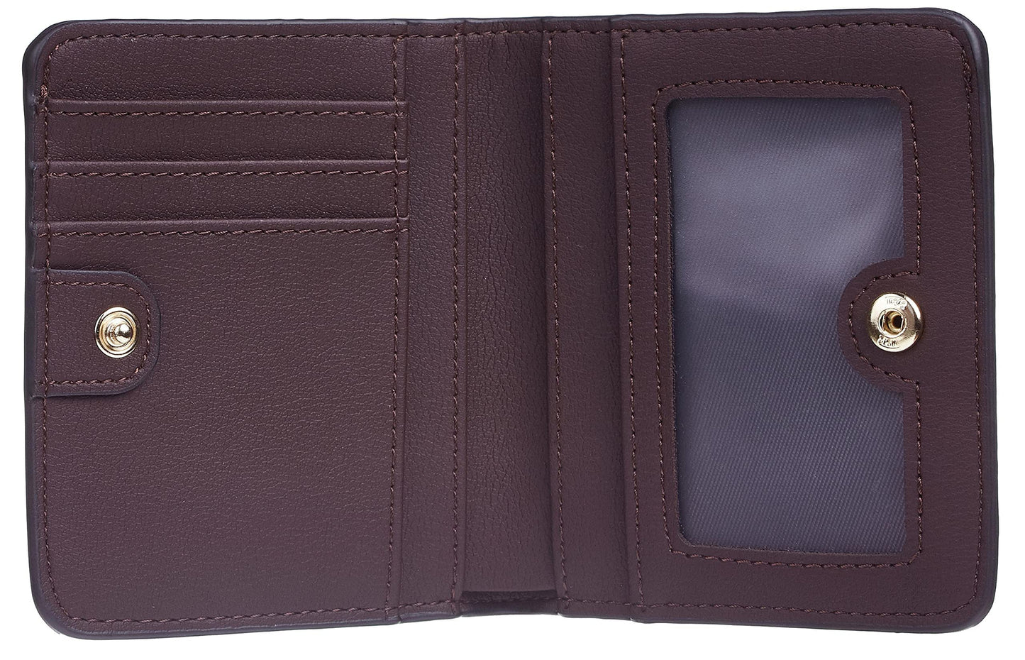 Gostwo Small Wallet for Women, RFID Blocking Wallet, Credit Card Holder Wallet, Compact Bifold Luxury Genuine Leather Pocket Passport Wallet Ladies Girls Mini Purse Travel with ID Window, Coffee