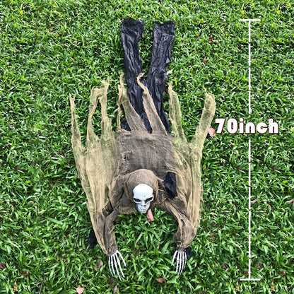ESSENSON Halloween Zombie Groundbreaker, 65 Inch Skeleton Prop for Outdoor, Lawn, Yard, Patio Decoration, Graveyard Haunted House Decor