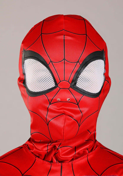 MARVEL Boys Deluxe Spider Man Costume, Kids Spiderman Superhero Halloween Costume for Child - Officially Licensed