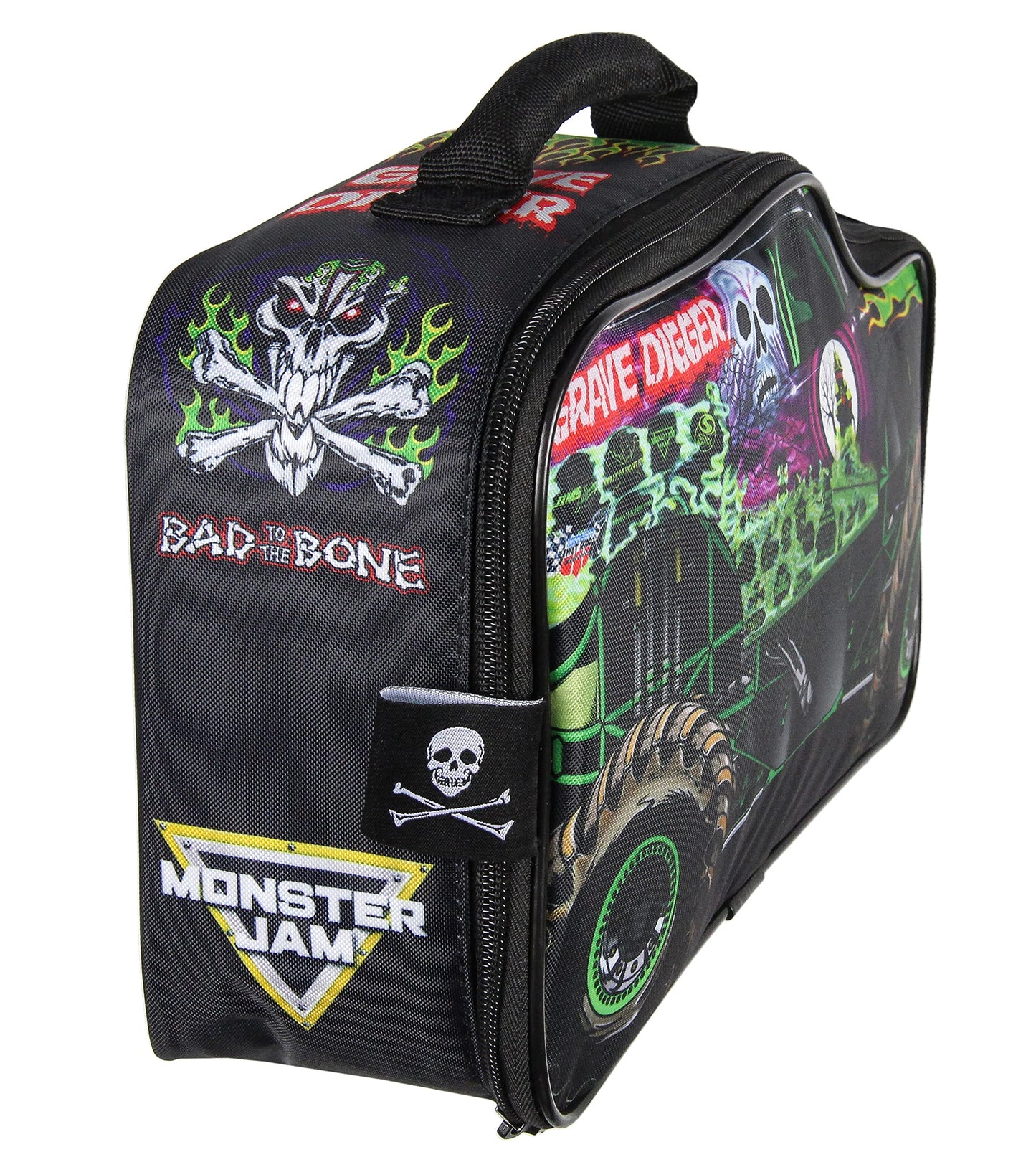 Monster Jam Grave Digger Truck Shaped Insulated Big Large Work Lunch Box Bag