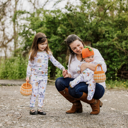 Burt's Bees Baby Baby Girl's Kids Pajamas, Tee and Pant 2-Piece Pj Set, 100% Organic Cotton, Halloween Treats