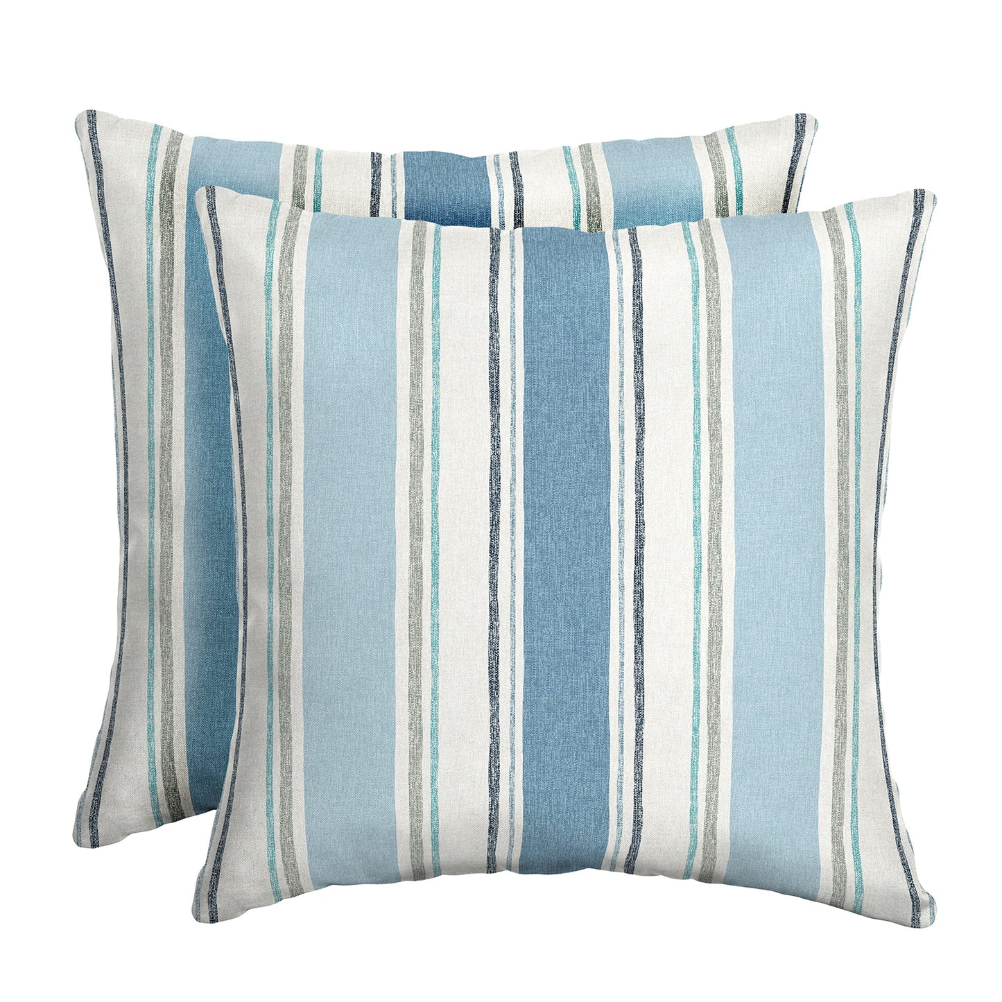 Arden Outdoor Toss Pillow, 2 Pack, 16 x 16, Rain-Proof, Fade Resistant Pistachio Botanical