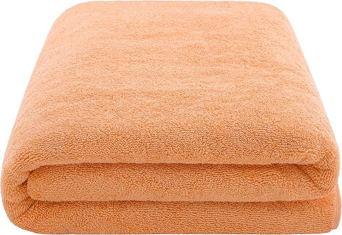 American Soft Linen 100% Cotton 600 GSM Turkish 40x80 Oversized Bath Towel Sheet
