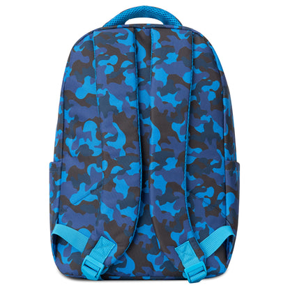 Snug Kids Backpack for School, Sports and Travel Perfect for Ages 4+ (Blue Camo)