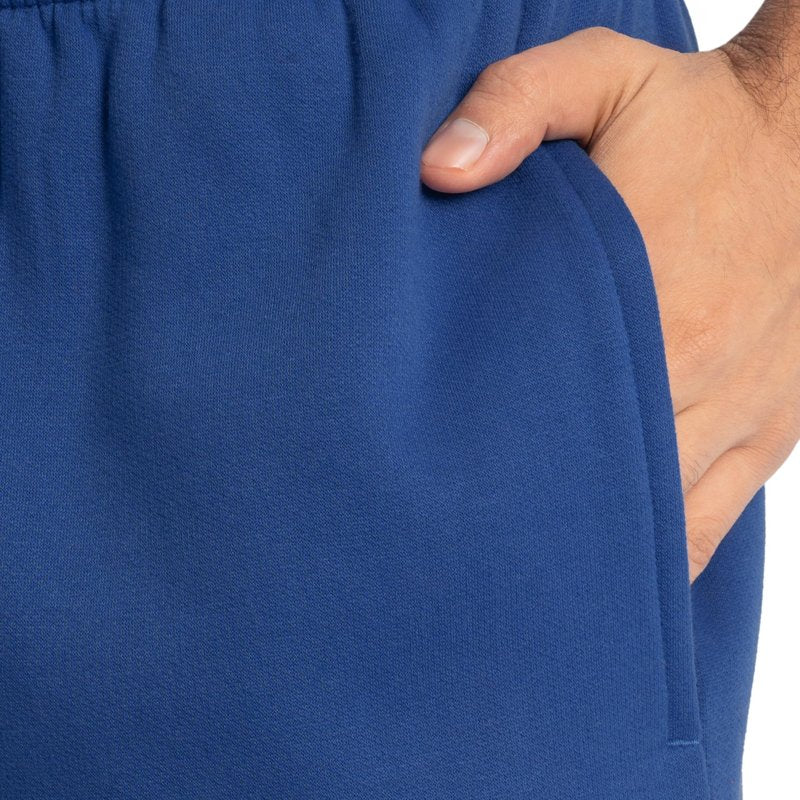Fruit of the Loom Men's Eversoft Fleece Sweatpants with Pockets, Moisture Wicking & Breathable, Sizes S-4X, Elastic Bottom-Mellow Blue, Medium