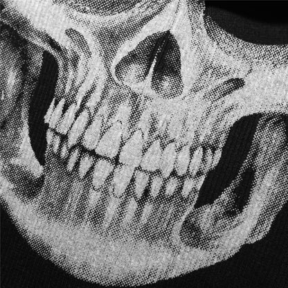 AXBXCX Scary Skeleton Skull Balaclava Ghost Death Face Mask Headwear Protection for Motorcycle Cycling Skiing Snowboarding Cosplay Costume Halloween Party Winter Summer Black Grim03
