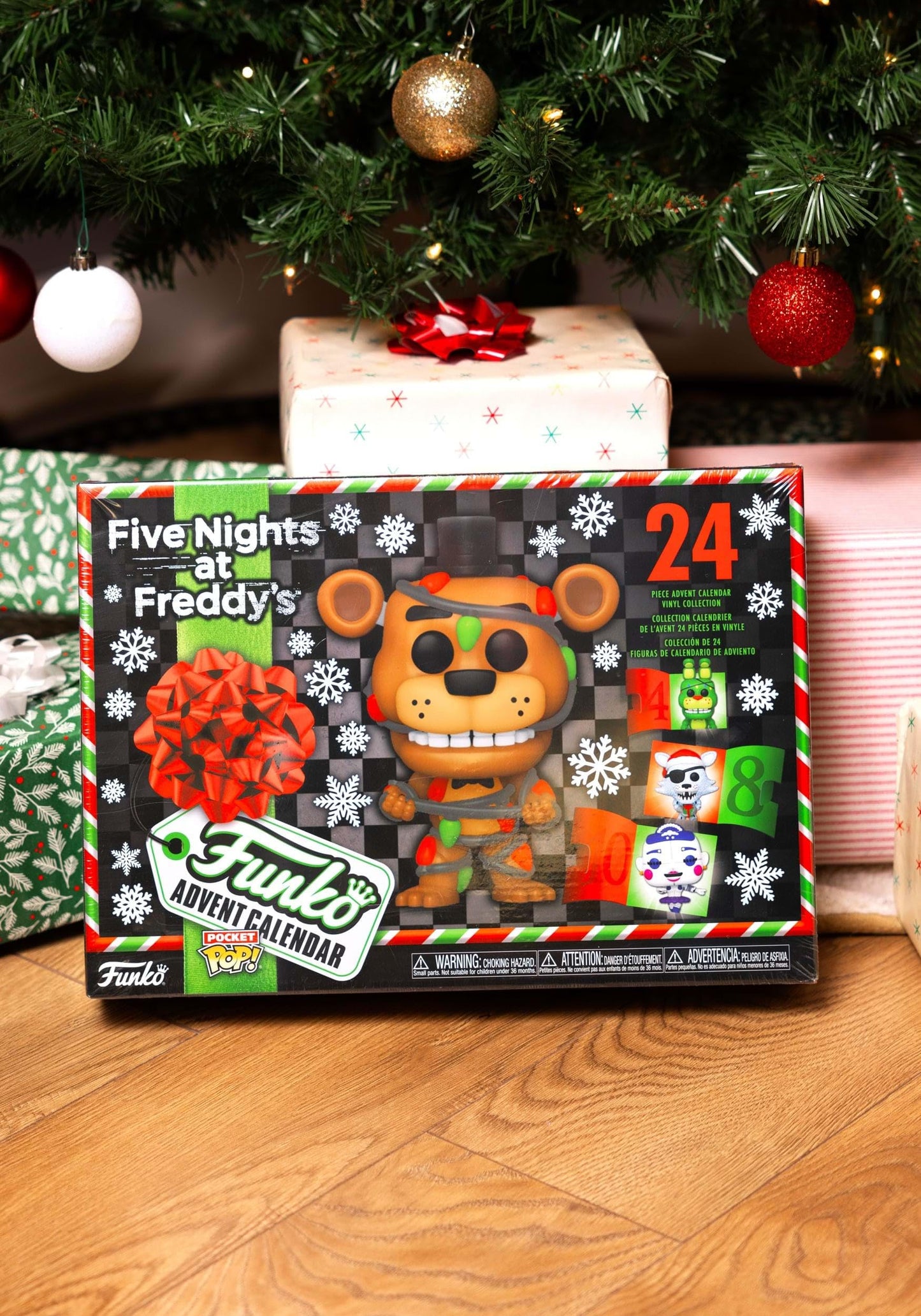 Funko Advent Calendar: Five Nights At Freddy's (FNAF) 2023 - 24 Days Of Surprise - Collectable Vinyl Mini Figures - Mystery Box - Gift Idea
