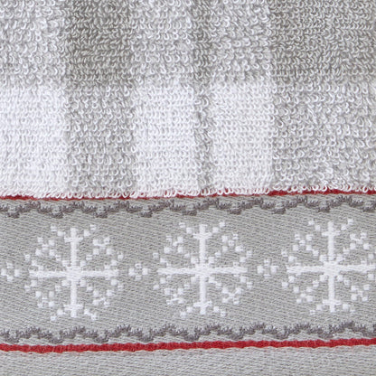 SKL Home Winter/Christmas Whistler Plaid Hand Towel Set for Bath/Kitchen/Bar & Gift, 16" x 25", 2 Count