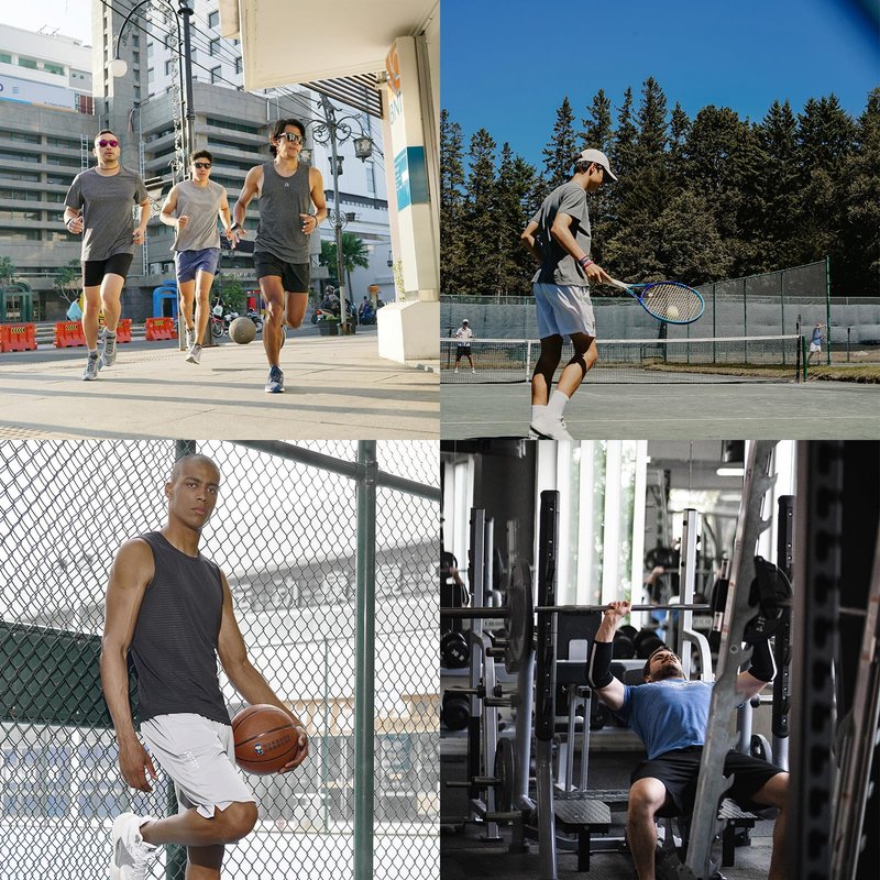 NORTHYARD Men's Athletic Gym Shorts Basketball 10"/7"/5" Tennis Workout Short Performance Quick Dry Mesh Running with Zipper Pockets 10-inch Darkgrey XL