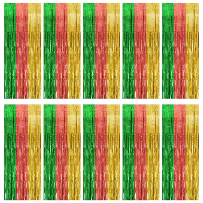 2 Pack Pink Backdrop Party Decorations Tinsel Curtain Party Backdrop Foil Fringe Birthday Decorations Photo Booth Streamer Backdrop Pink Theme Bachelorette Graduation Decor