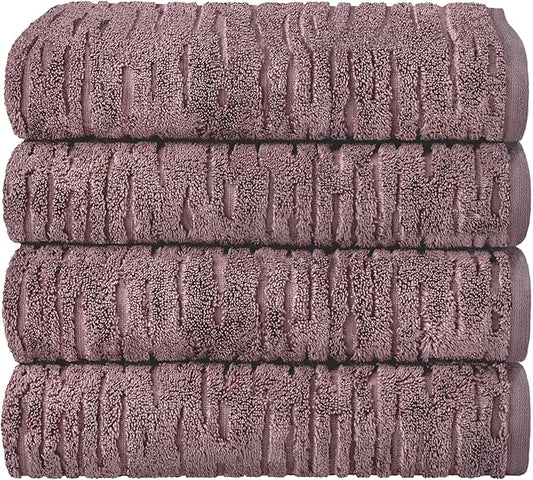 SKL Home CloudSoft Cotton Luxury 4 Pc Bath Towel Set