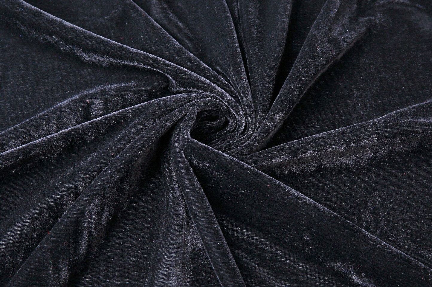 BIGXIAN Long Hooded Cloak Velvet Cape Witch Costume Halloween Costumes for Women Men (Black, Medium)