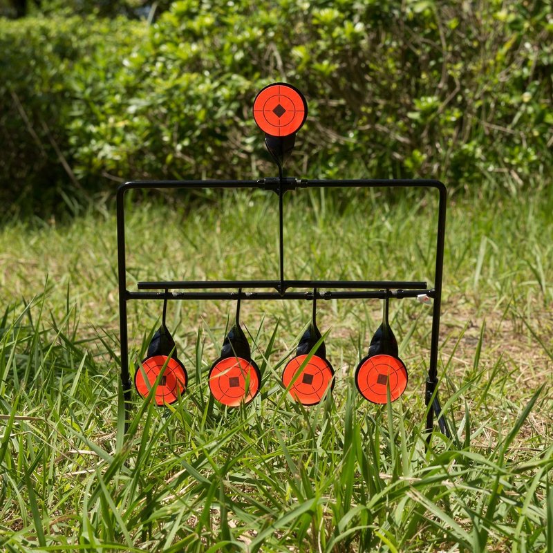 Hiram Air Gun Pellet BB Gun Resetting Target, Rated for .22/.177 Caliber